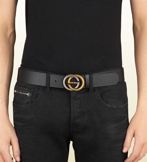 gucci interlocking belt women's